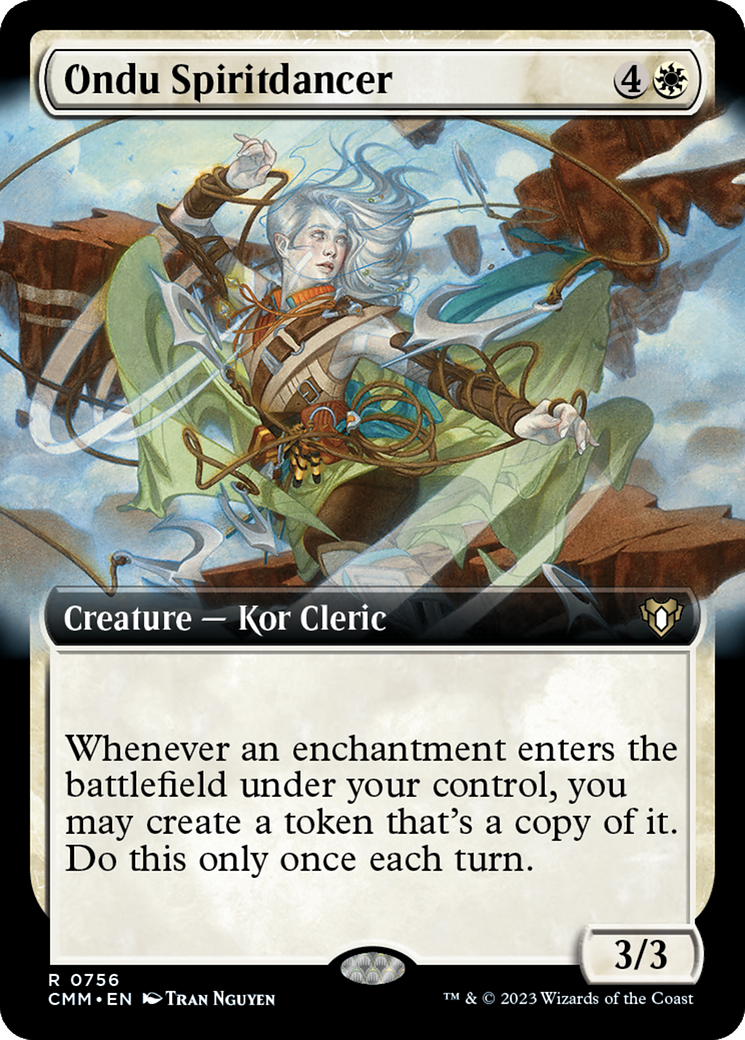 Ondu Spiritdancer (Extended Art) [Commander Masters] | Good Games Cannington
