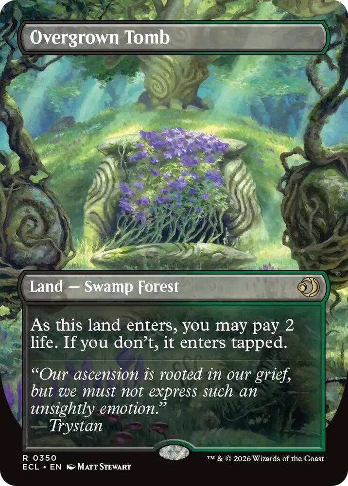 Overgrown Tomb  350 (Lorwyn Eclipsed)  - Foil | Good Games Cannington