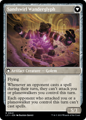 Unstable Glyphbridge // Sandswirl Wanderglyph [The Lost Caverns of Ixalan Prerelease Cards] | Good Games Cannington