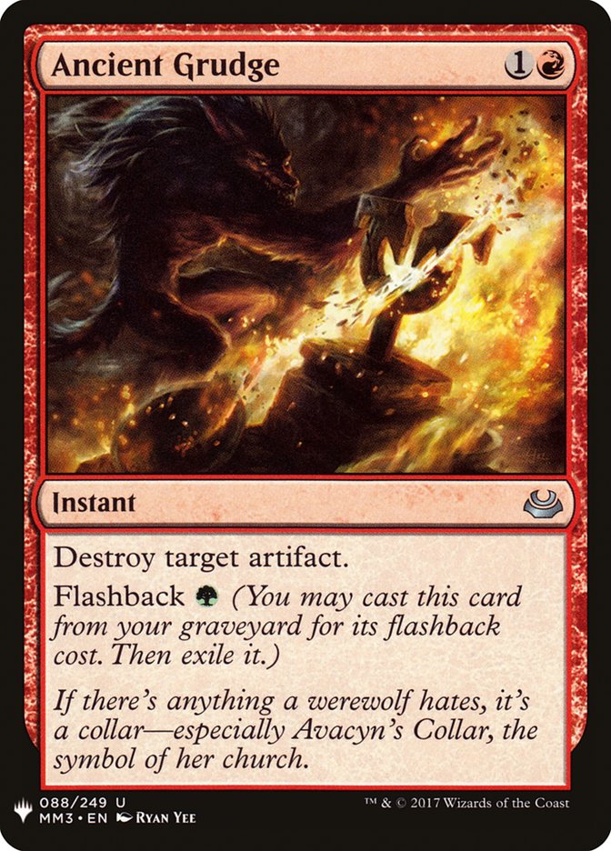 Ancient Grudge [Mystery Booster] | Good Games Cannington