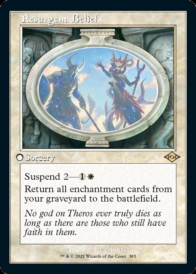 Resurgent Belief (Retro Foil Etched) [Modern Horizons 2] | Good Games Cannington