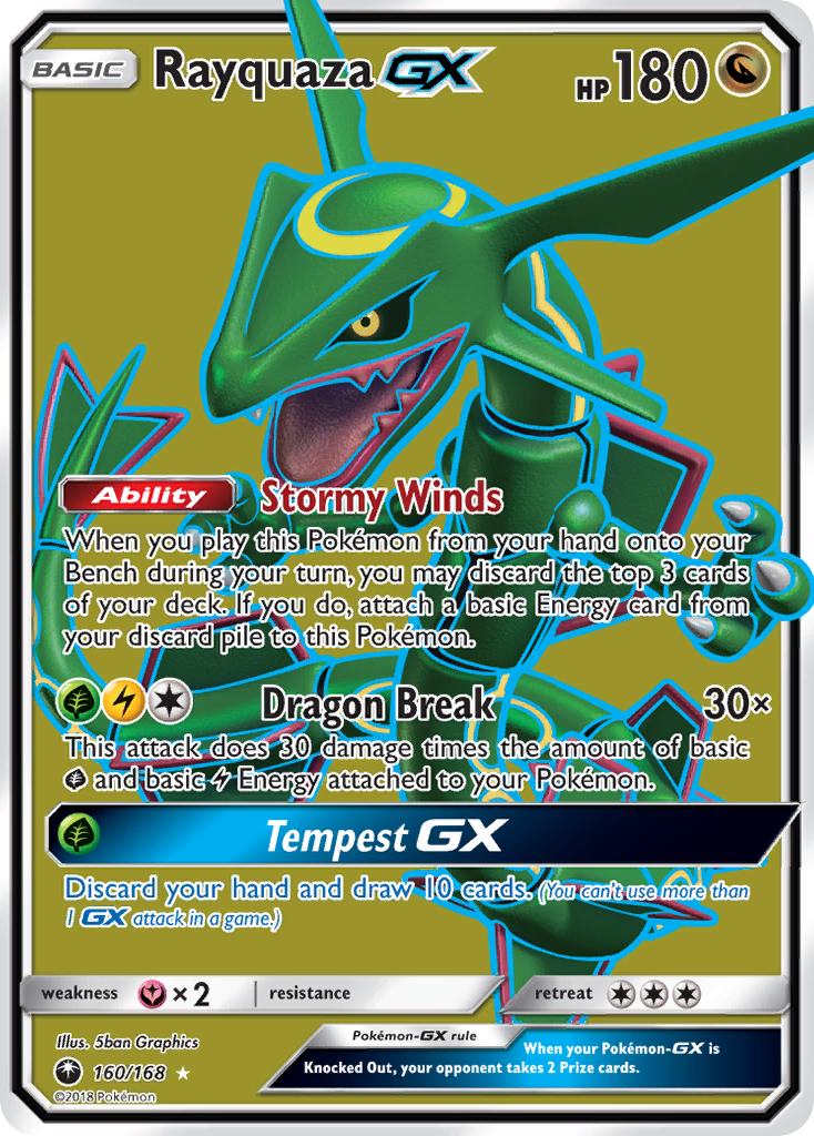 Rayquaza GX (160/168) [Sun & Moon: Celestial Storm] | Good Games Cannington