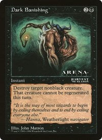 Dark Banishing (Oversized) [Oversize Cards] | Good Games Cannington
