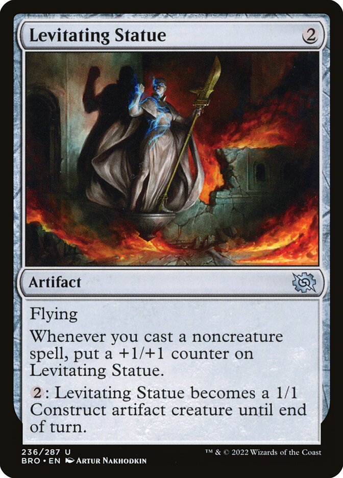 Levitating Statue 236/287 (The Brothers' War)  - Foil | Good Games Cannington