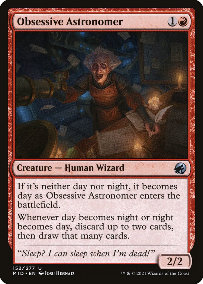 Obsessive Astronomer 152/277 (Innistrad: Midnight Hunt)  | Good Games Cannington