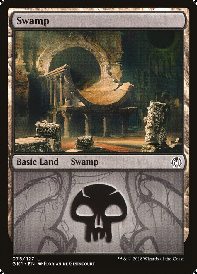 Swamp (75) [Guilds of Ravnica Guild Kit] | Good Games Cannington
