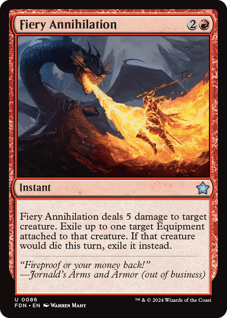 Fiery Annihilation [Foundations] | Good Games Cannington