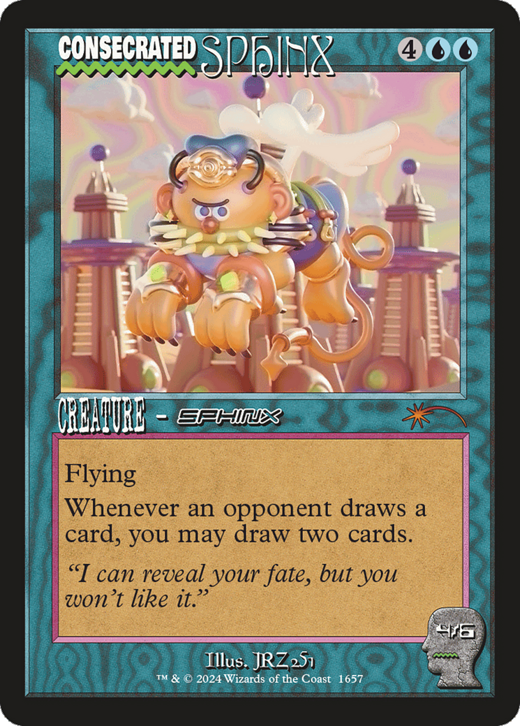 Consecrated Sphinx (1657) (Rainbow Foil) [Secret Lair Drop Series] | Good Games Cannington