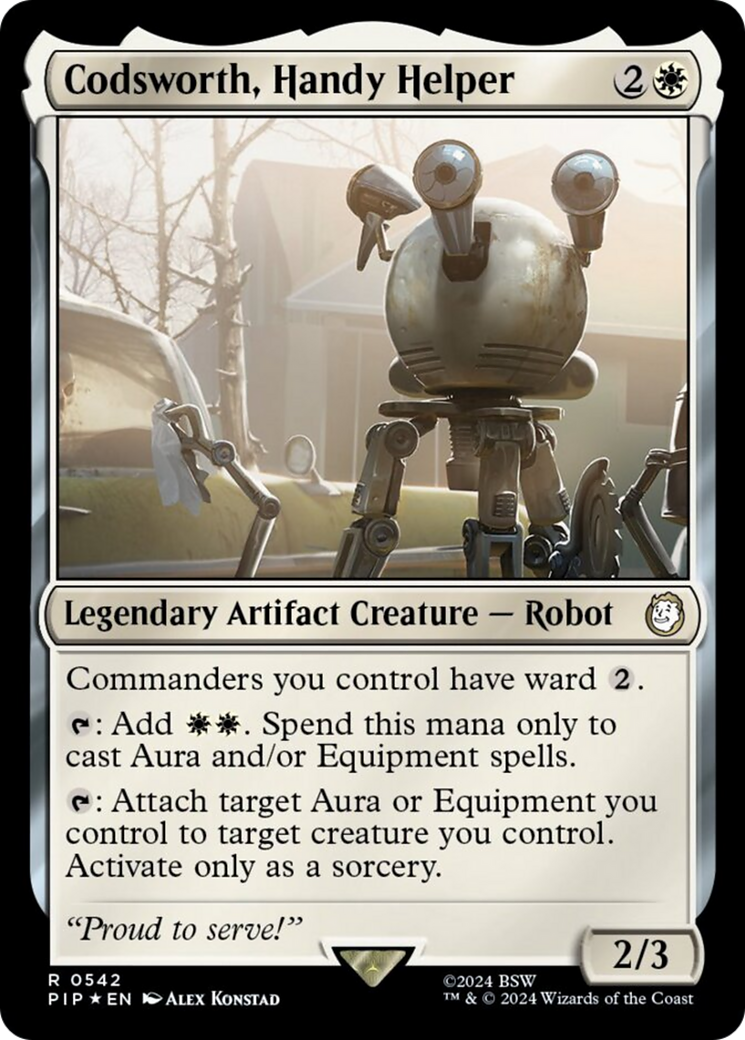 Codsworth, Handy Helper (Surge Foil) [Fallout] | Good Games Cannington