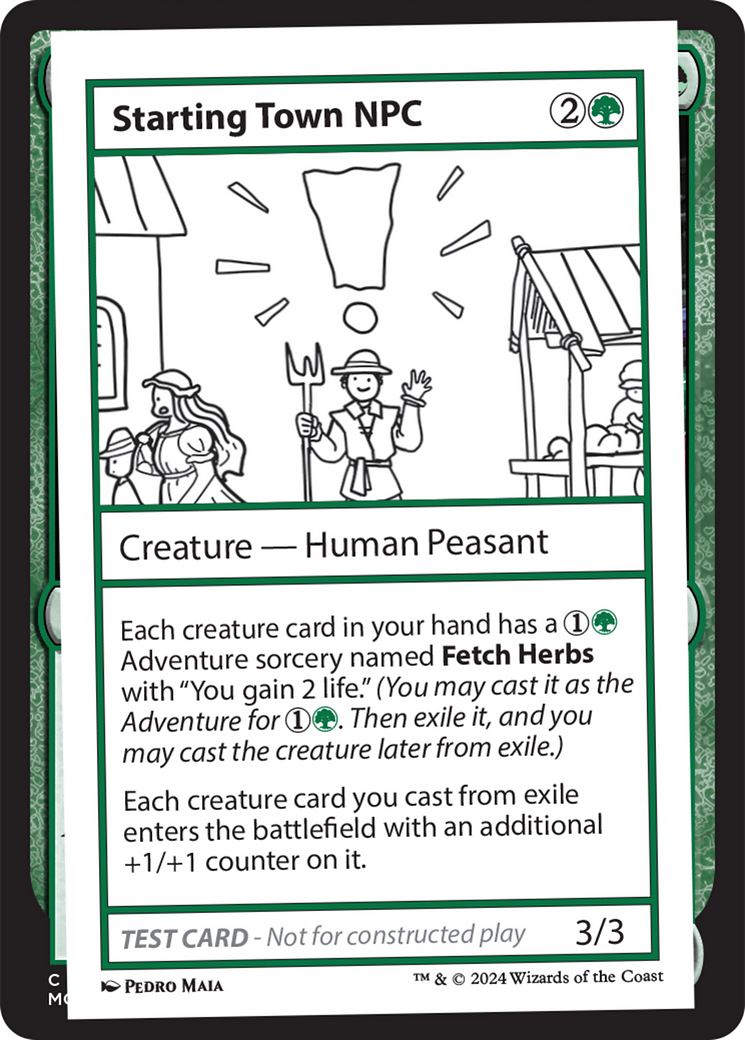 Starting Town NPC [Mystery Booster 2 Playtest Cards] | Good Games Cannington