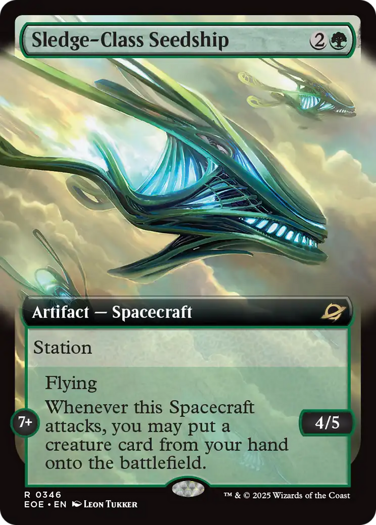 Sledge-Class Seedship (Extended Art) [Edge of Eternities] | Good Games Cannington