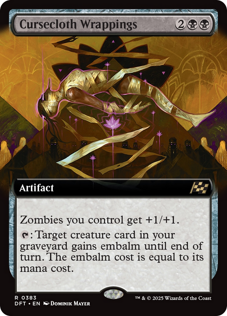 Cursecloth Wrappings (Extended Art) [Aetherdrift] | Good Games Cannington