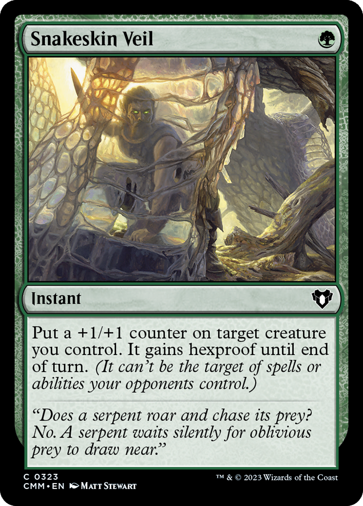 Snakeskin Veil [Commander Masters] | Good Games Cannington