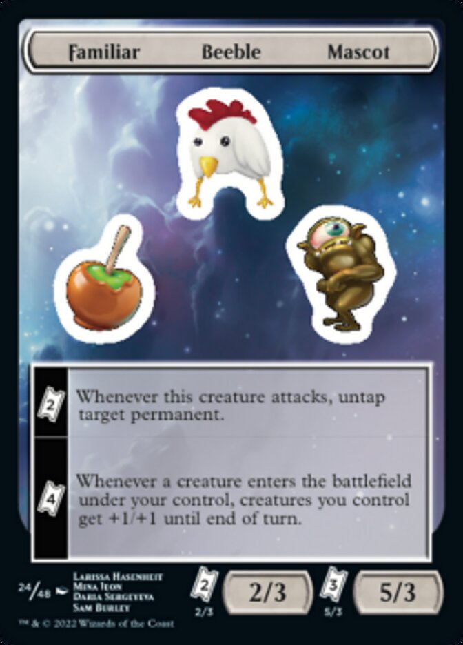 Familiar Beeble Mascot [Unfinity Stickers] | Good Games Cannington
