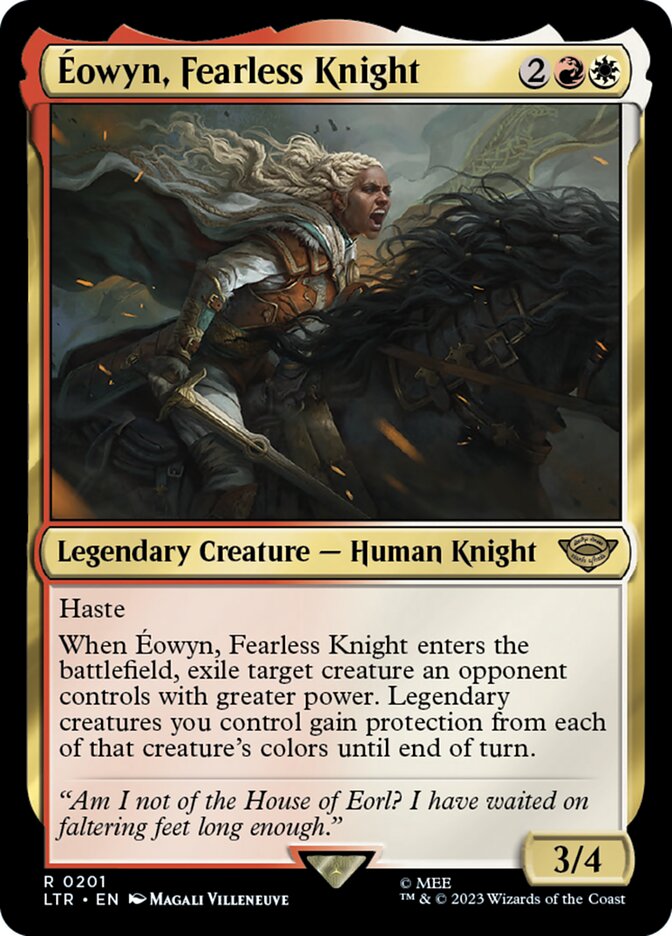Éowyn, Fearless Knight 201 (Universes Beyond: The Lord of the Rings: Tales of Middle-earth)  | Good Games Cannington