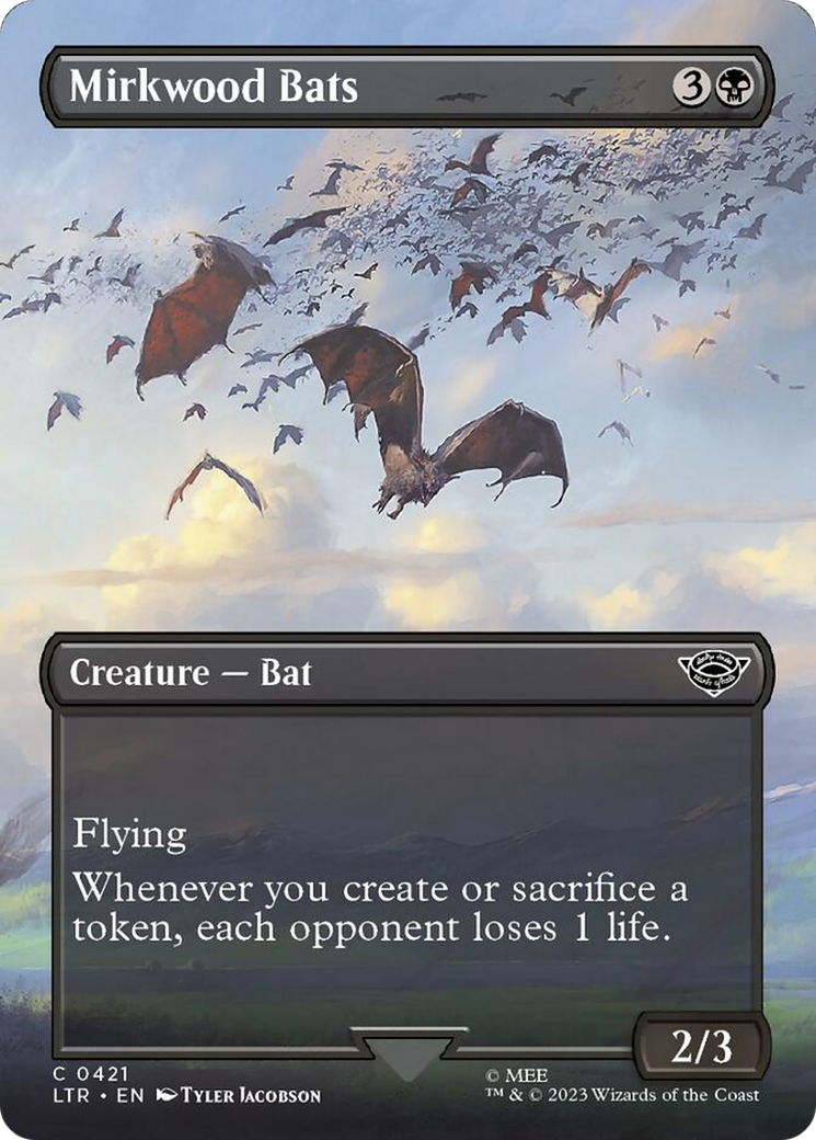 Mirkwood Bats (Borderless Alternate Art) [The Lord of the Rings: Tales of Middle-Earth] | Good Games Cannington