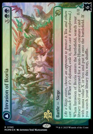 Invasion of Ikoria // Zilortha, Apex of Ikoria [March of the Machine Prerelease Promos] | Good Games Cannington