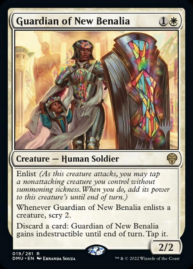 Guardian of New Benalia (Promo Pack) [Dominaria United Promos] | Good Games Cannington