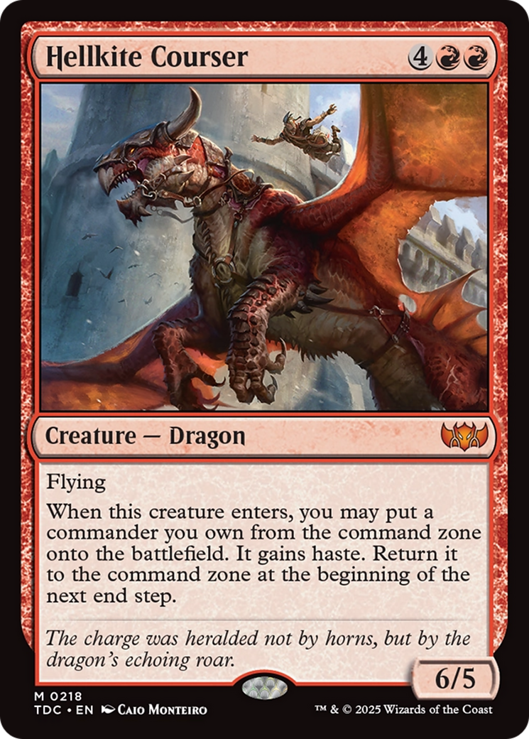Hellkite Courser [Tarkir: Dragonstorm Commander] | Good Games Cannington
