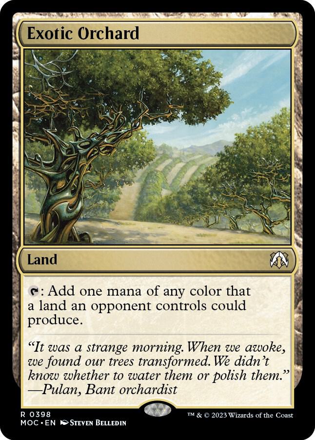 Exotic Orchard 398/444 (Commander: March of the Machine)  | Good Games Cannington