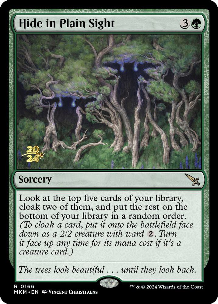 Hide in Plain Sight 166s/182 (Prerelease Cards)  - Foil | Good Games Cannington