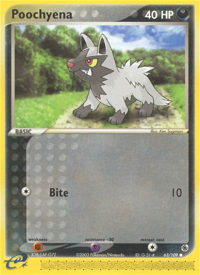 Poochyena (63/109) [EX: Ruby & Sapphire] | Good Games Cannington