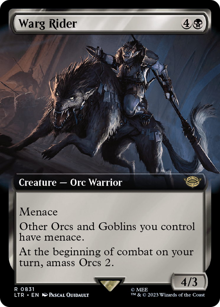 Warg Rider (Extended Art) [The Lord of the Rings: Tales of Middle-Earth] | Good Games Cannington