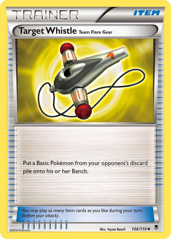 Target Whistle 106/119 (XY - Phantom Forces)  | Good Games Cannington