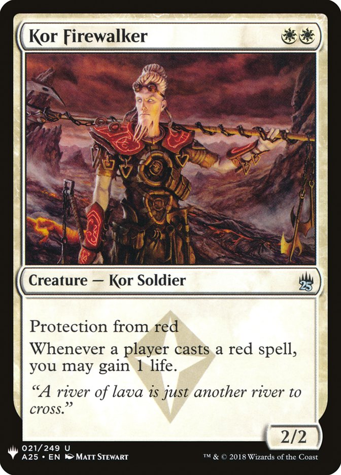 Kor Firewalker [Mystery Booster] | Good Games Cannington
