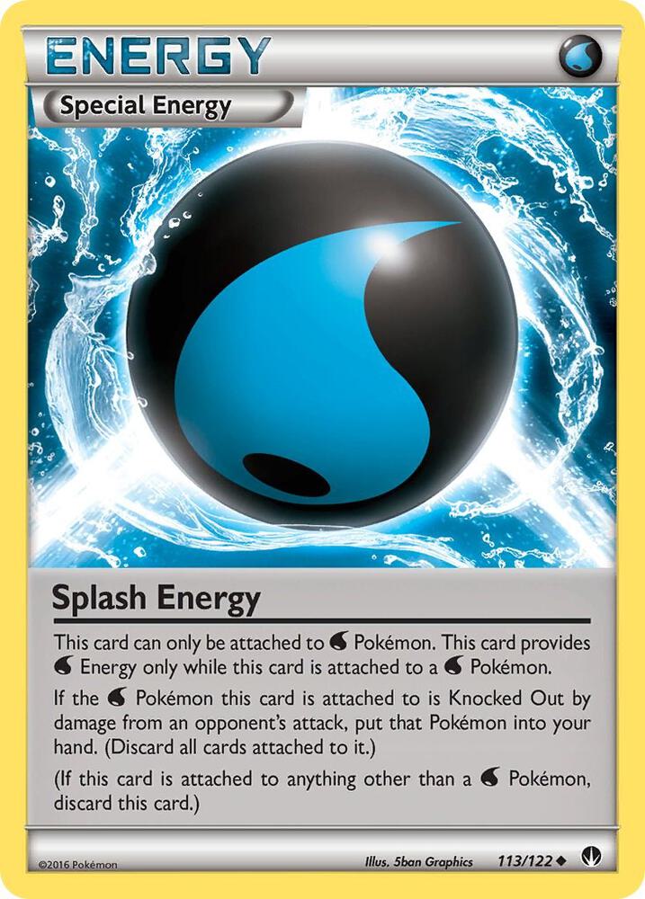 Splash Energy 113/122 (XY - BREAKpoint)  | Good Games Cannington