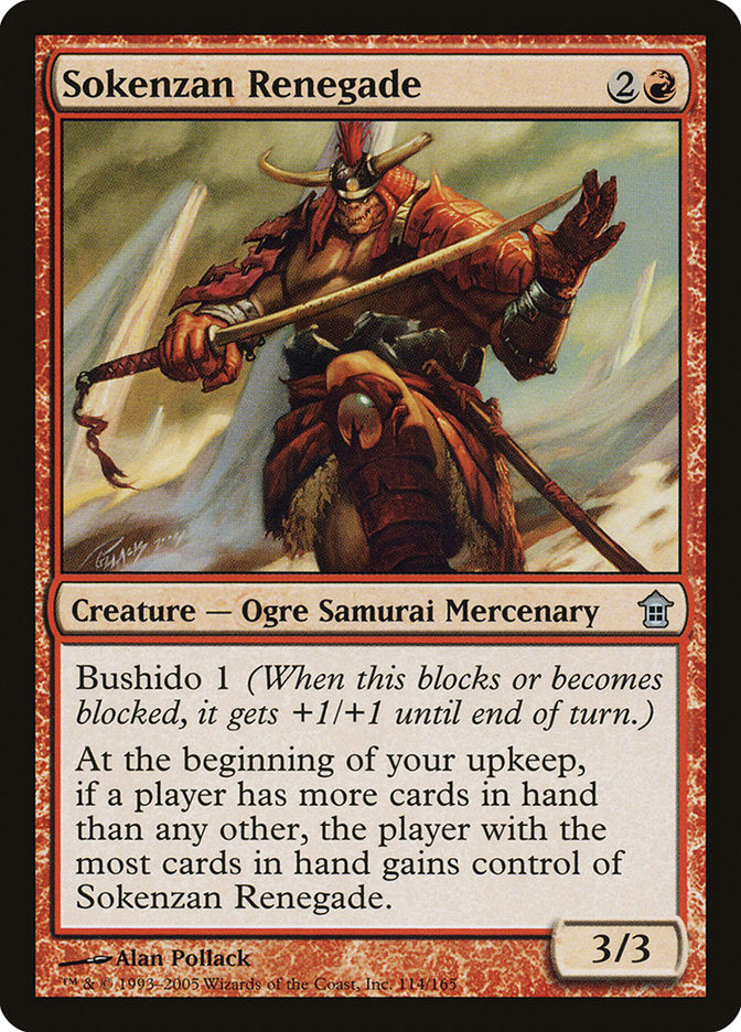 Sokenzan Renegade [Saviors of Kamigawa] | Good Games Cannington