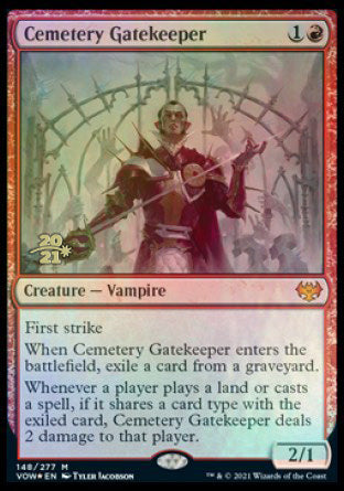 Cemetery Gatekeeper [Innistrad: Crimson Vow Prerelease Promos] | Good Games Cannington