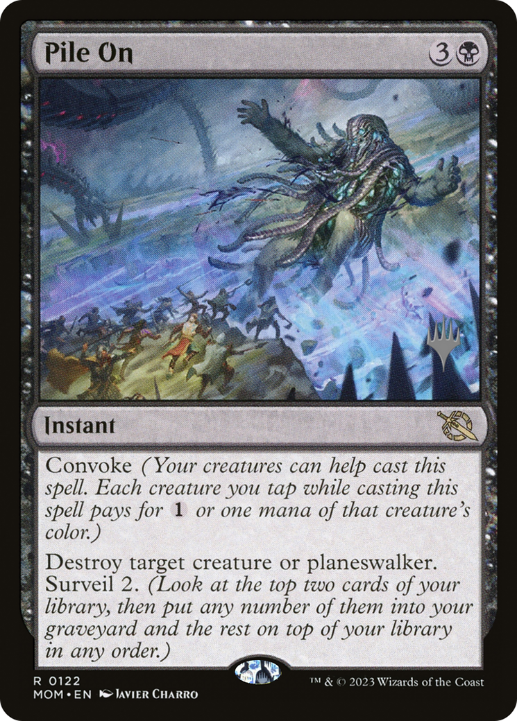 Pile On (Promo Pack) [March of the Machine Promos] | Good Games Cannington