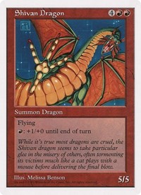 Shivan Dragon (Oversized) [Oversize Cards] | Good Games Cannington