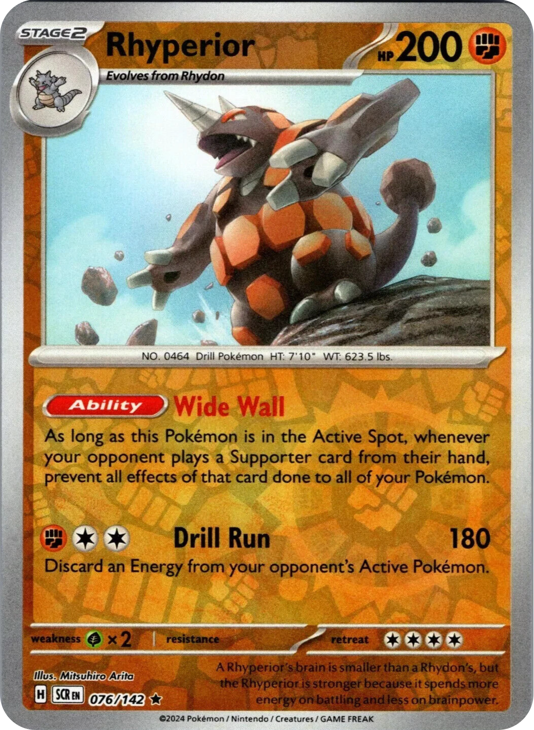 Rhyperior (076/142) [Scarlet & Violet: Stellar Crown] | Good Games Cannington