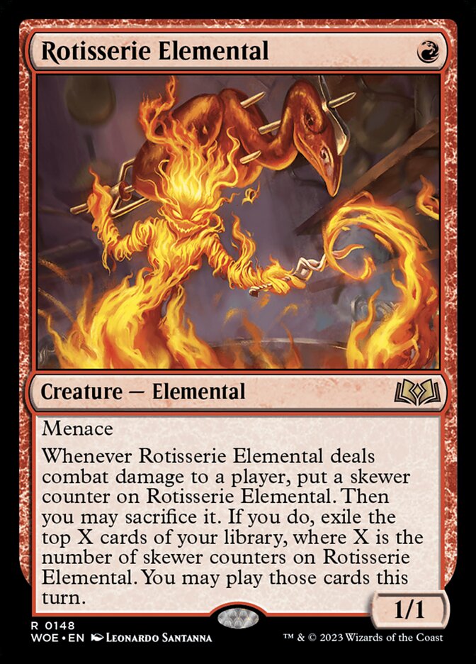 Rotisserie Elemental 148 (Wilds of Eldraine)  | Good Games Cannington