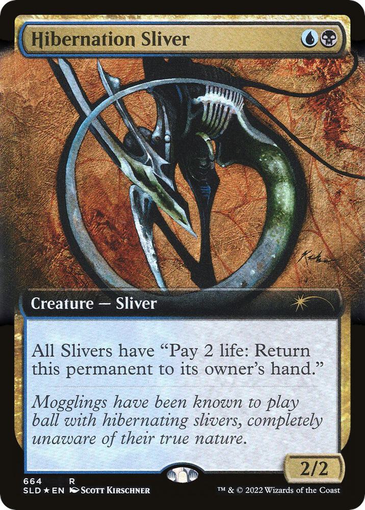 Hibernation Sliver 664 (Secret Lair Drop Series)  - Extended Art Foil | Good Games Cannington
