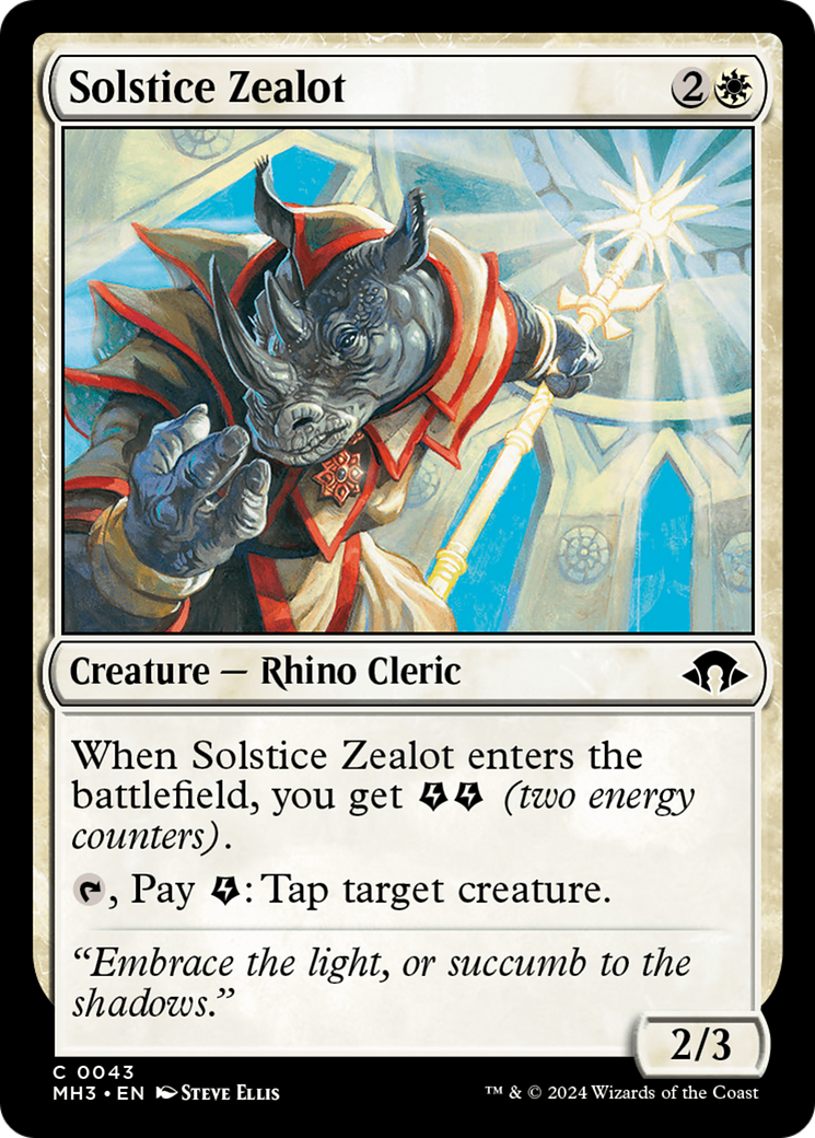 Solstice Zealot [Modern Horizons 3] | Good Games Cannington