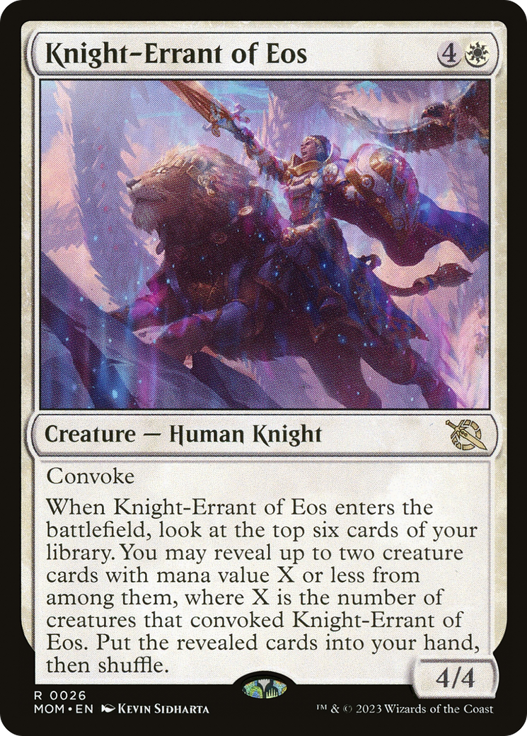 Knight-Errant of Eos [March of the Machine] | Good Games Cannington
