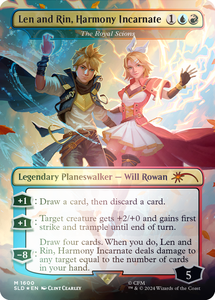 Len and Rin, Harmony Incarnate - The Royal Scions (Rainbow Foil) [Secret Lair Drop Series] | Good Games Cannington
