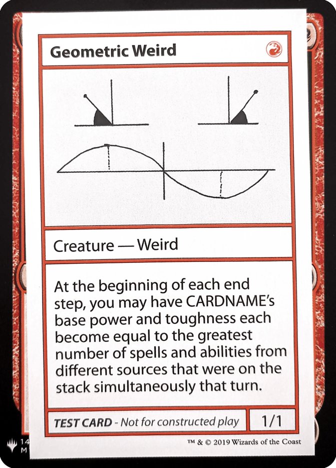 Geometric Weird [Mystery Booster Playtest Cards] | Good Games Cannington