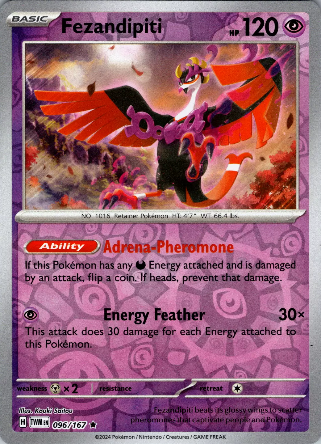 Fezandipiti (096/167) [Scarlet & Violet: Twilight Masquerade] | Good Games Cannington