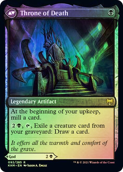 Egon, God of Death // Throne of Death [Kaldheim Prerelease Promos] | Good Games Cannington