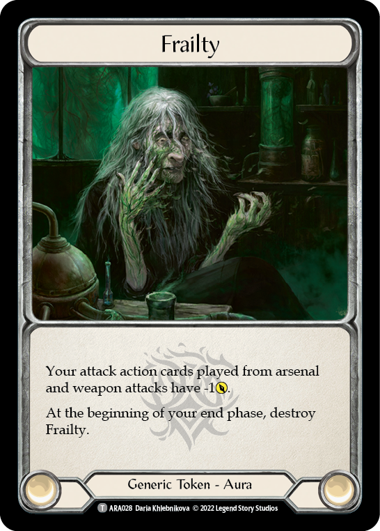 Frailty [ARA028] (Outsiders Arakni Blitz Deck) | Good Games Cannington