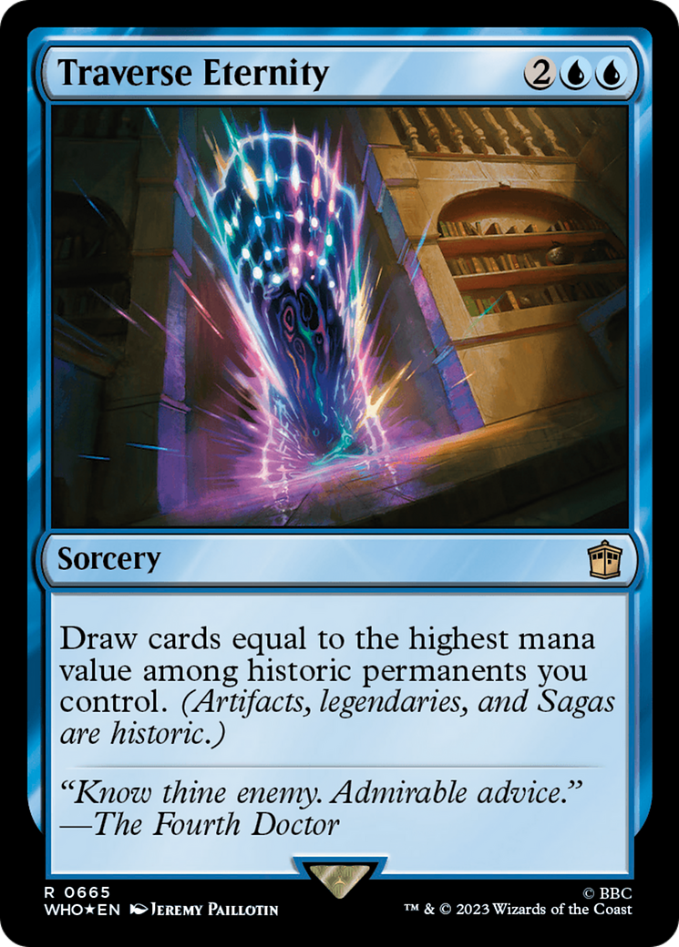 Traverse Eternity (Surge Foil) [Doctor Who] | Good Games Cannington