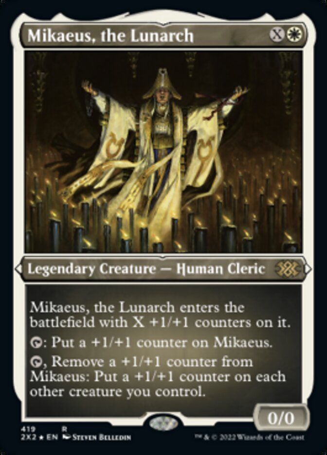 Mikaeus, the Lunarch (Foil Etched) [Double Masters 2022] | Good Games Cannington