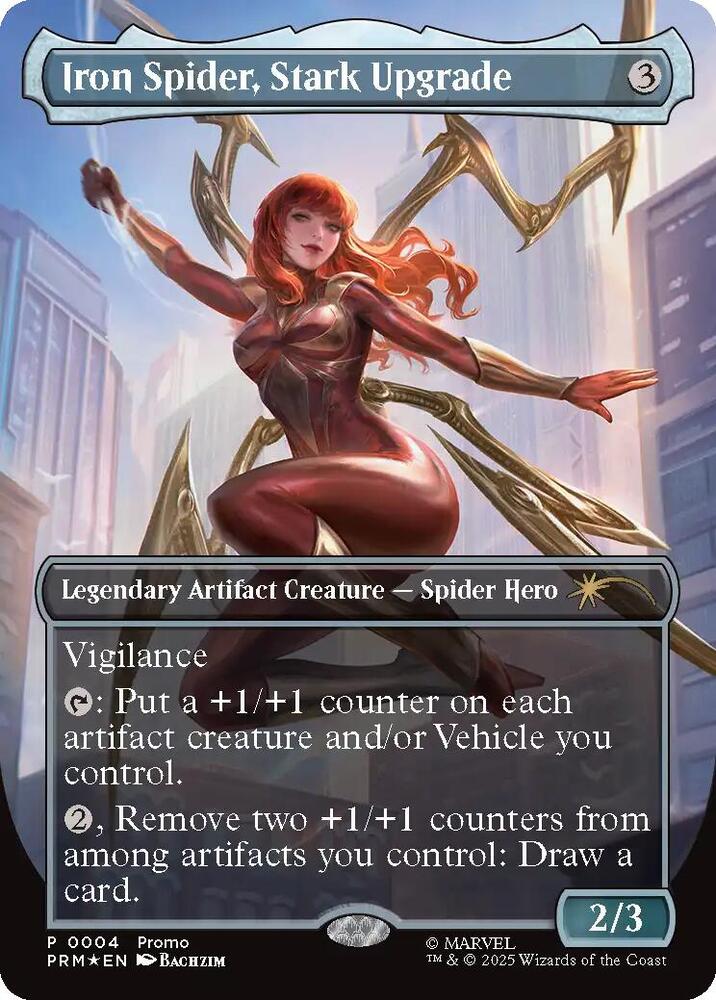 Iron Spider Stark Upgrade  4/0 (Media Promos)  - Borderless Foil | Good Games Cannington