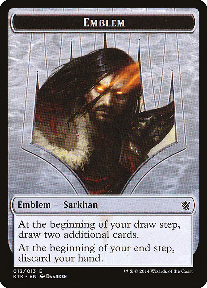 Sarkhan, the Dragonspeaker Emblem [Khans of Tarkir Tokens] | Good Games Cannington