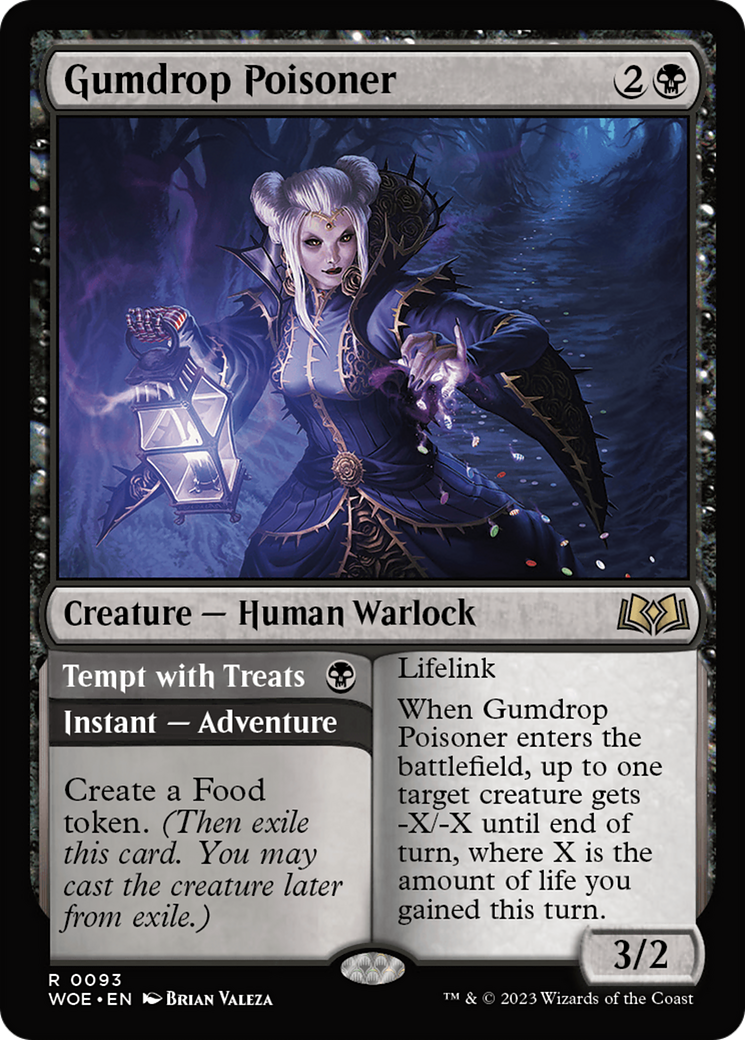 Gumdrop Poisoner // Tempt with Treats [Wilds of Eldraine] | Good Games Cannington