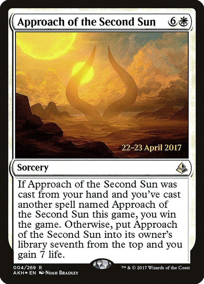 Approach of the Second Sun [Amonkhet Prerelease Promos] | Good Games Cannington